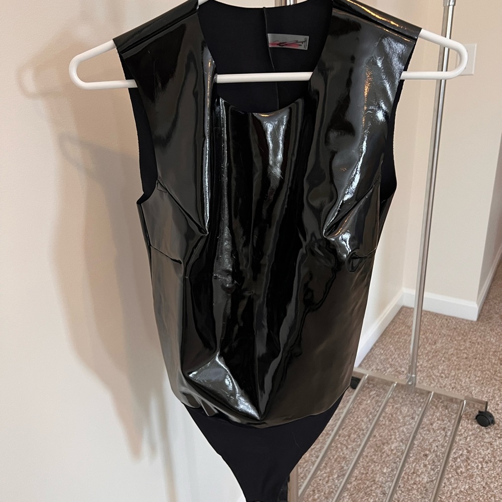 Commando leather body suit